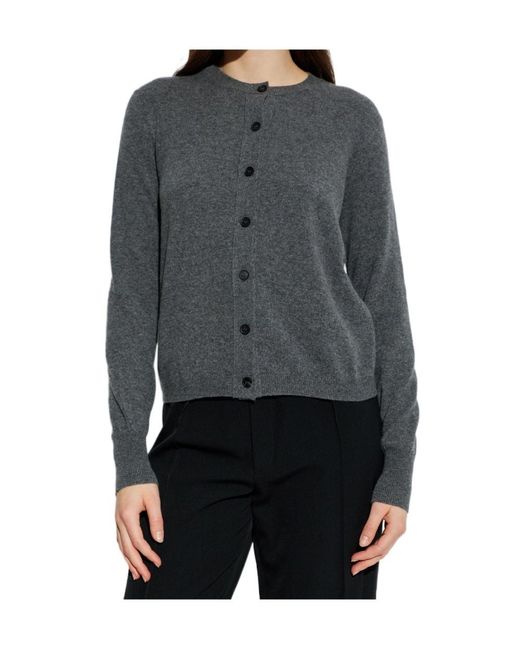 Ferragamo Gray Cashmere Cardigan