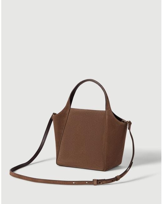 Brunello Cucinelli Brown Sartorial Small Bucket Bag