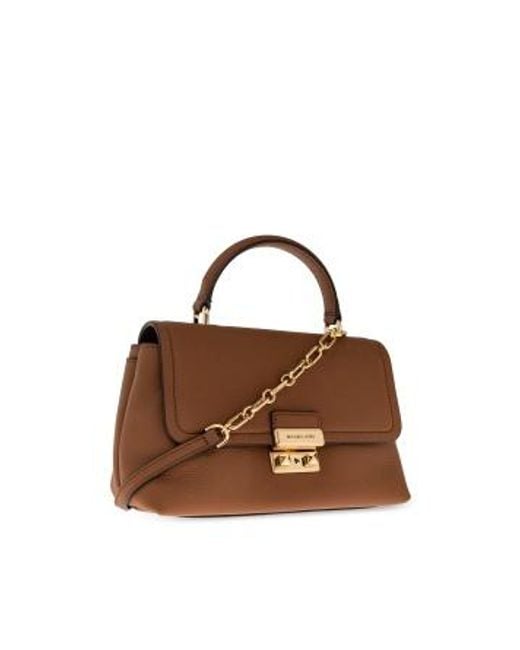 MICHAEL Michael Kors Brown Tribeca Chain-Detail Crossbody Bag