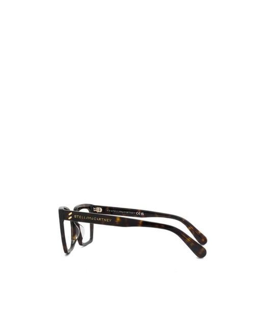 Stella McCartney White Eyewear Square Frame Glassses for men