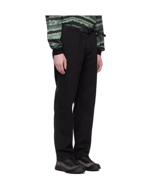 Gramicci Black Adjustable Waist Pant for men