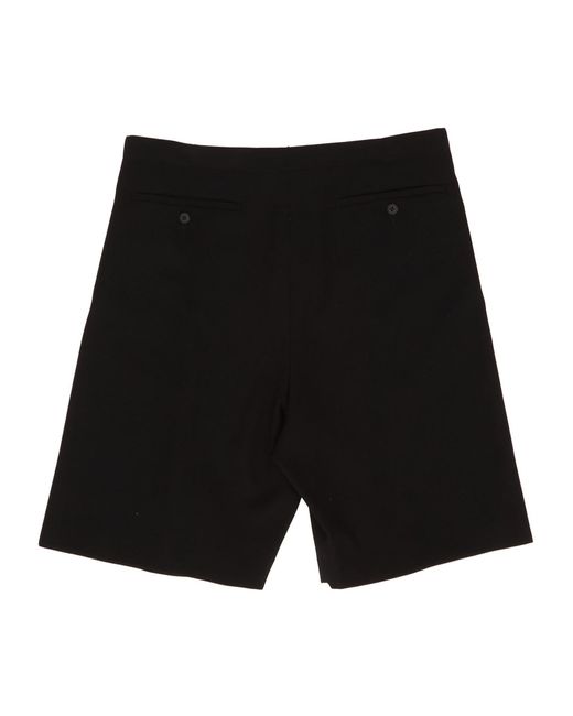 The Row Black Tailored Shorts for men