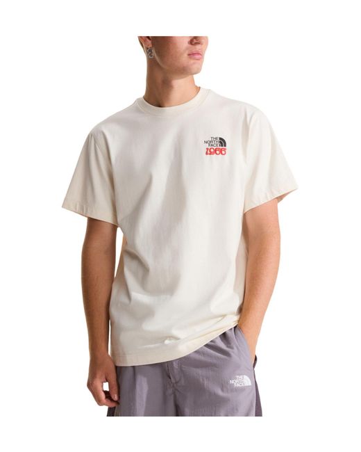 The North Face White Crew-Neck Short-Sleeve T-Shirt for men