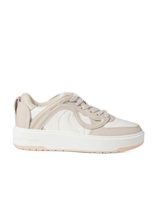 Stella McCartney White S-Wave 1 Lace-Up Sneakers
