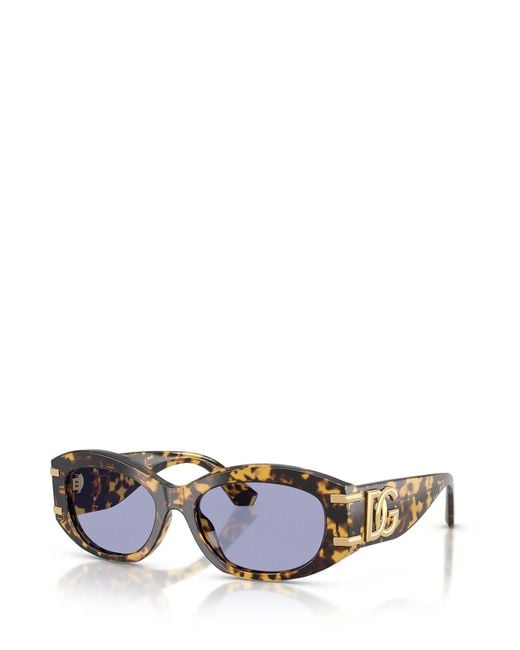 Dolce & Gabbana White Dolce & Gabbana Eyewear Sunglasses