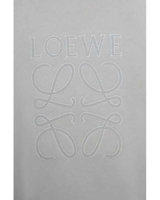 Loewe Gray Regular Fit Sweatshirt for men