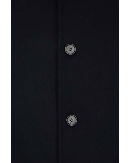 Loro Piana Blue Single-Breasted Coat for men
