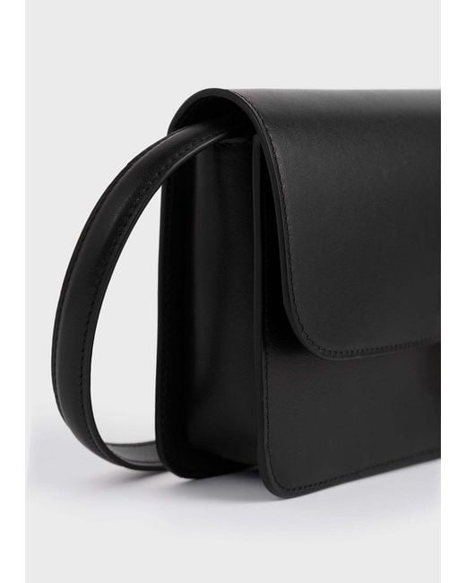 Totême  Black T-Lock Leather Crossbody