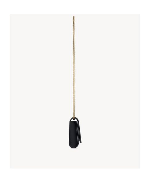 Saint Laurent White Vicky Minaudire Shoulder Bag