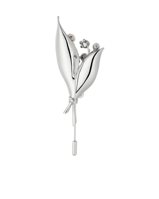 Dior White Lily Of The Valley Brooch for men