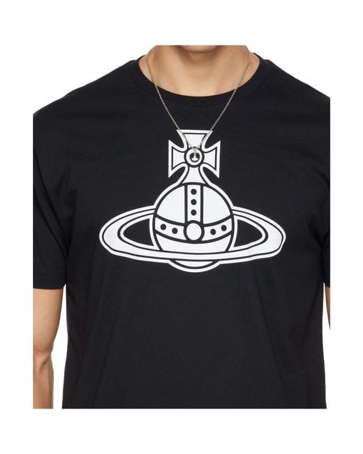 Vivienne Westwood White Lewis Pendant Necklace for men