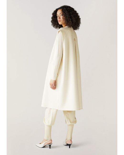 Loro Piana Natural Long Cashmere Vest