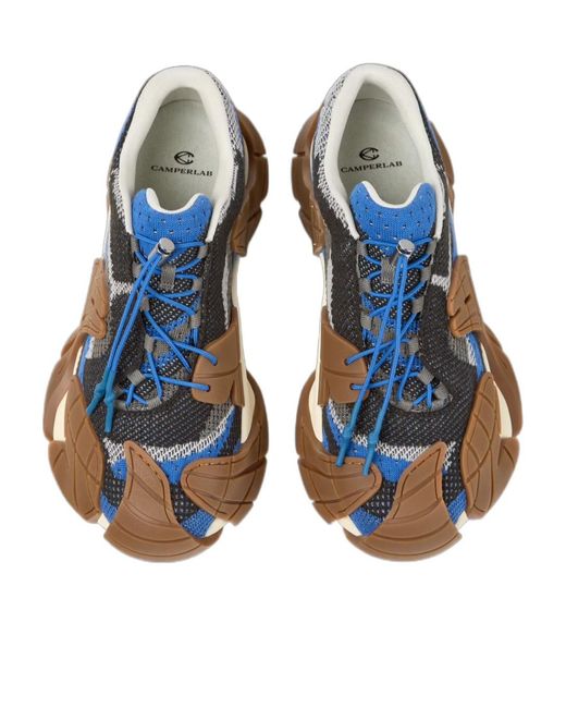 CAMPERLAB Blue Lace-Up Sneakers for men