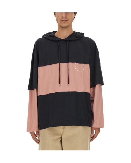 Etudes Studio Black Études Studio Pave Europa Drawstring Hoodie for men