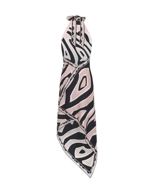 Emilio Pucci White Silk Mini Dress