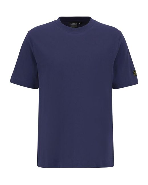 Barbour Blue Crew Neck T-Shirt for men