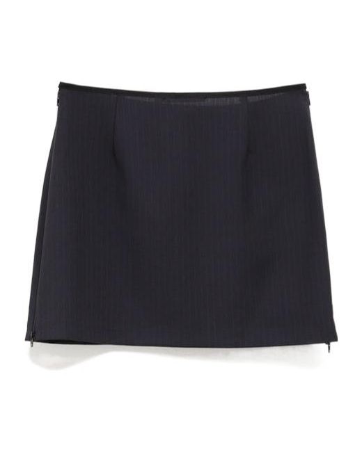 Paloma Wool Blue Lumieti Pinstriped Mini Skirt