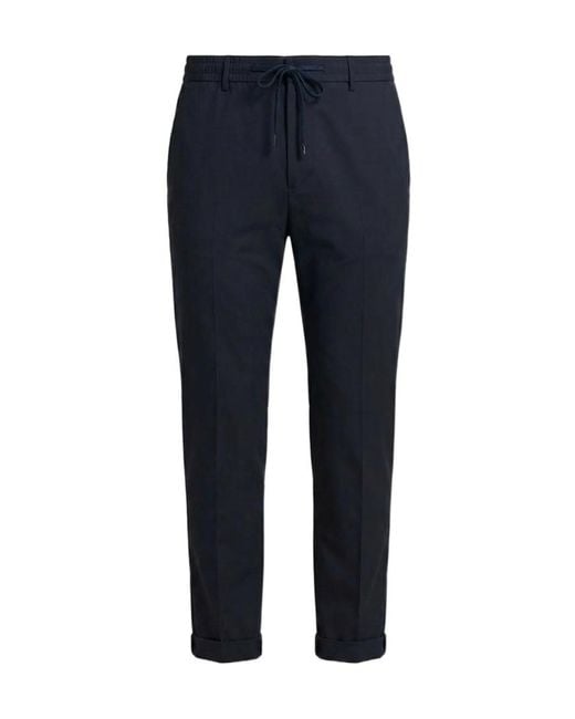 Peserico Blue Jogger Trousers for men