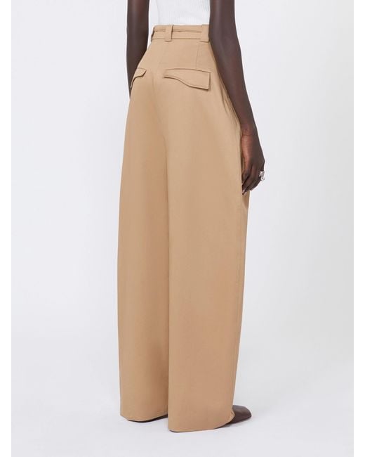 Sportmax Natural Idoneo Belted Trousers