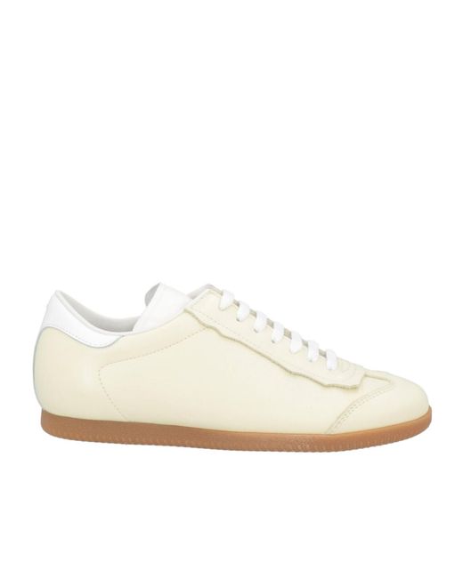 Maison Margiela White Minimalist Low-Top Casual Shoes