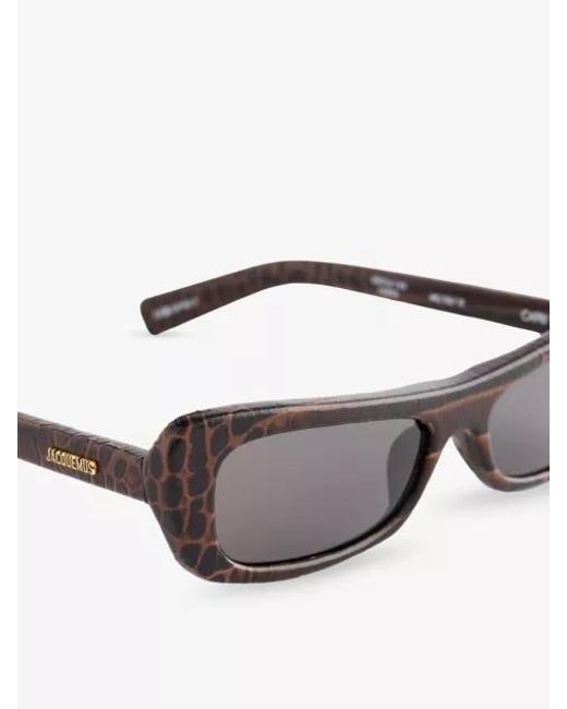 Jacquemus White Full Frame Sunglasses