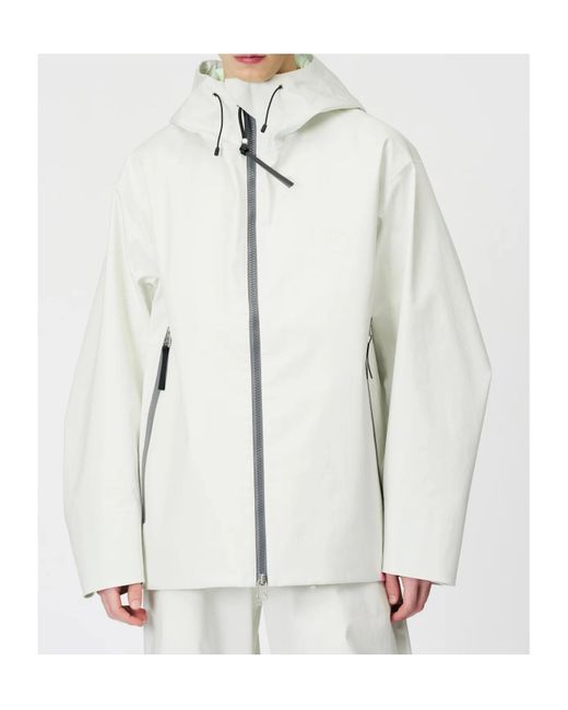 Goldwin White Hooded Jacket for men