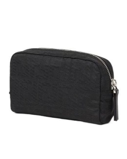 Fendi Black Toiletry Case Micro for men