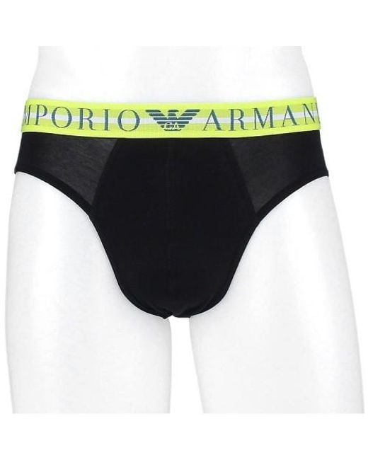 Emporio Armani Black Logo Underwear Three-Piece Set for men