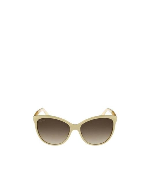 Gucci White Logo Details Sunglasses