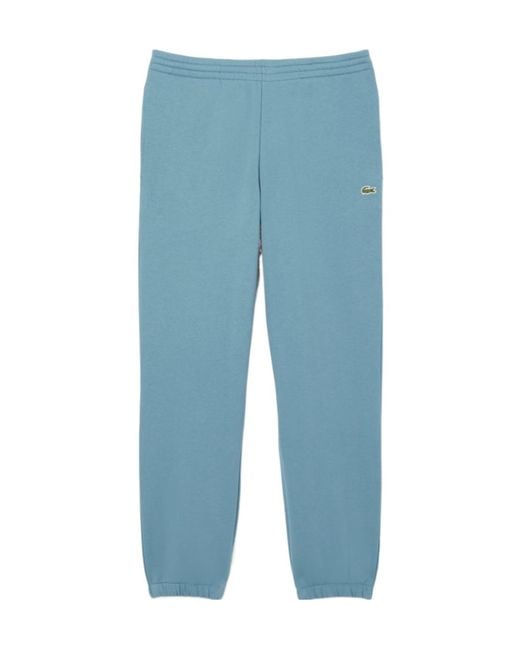 Lacoste Blue Basic Fleece Jogging Bottoms for men