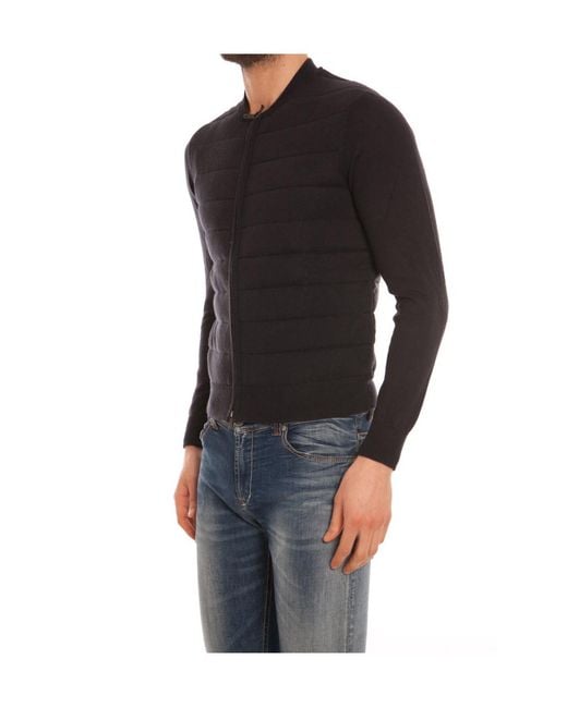 Armani Jeans Black Long Sleeve Casual Jacket for men