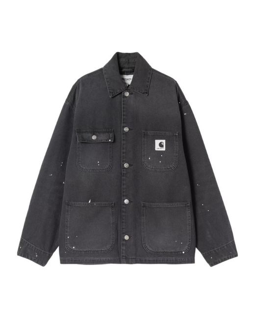 Carhartt Black Distressed Work Jacket