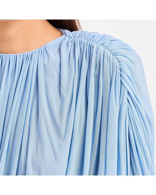 Magda Butrym Blue Magda Blouse 08 Ld62
