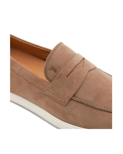 Tod's Brown Round Toe Flat Shoes