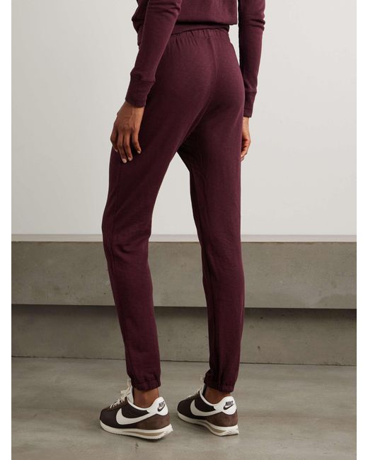 James Perse Red Elastic Waist Casual Pants