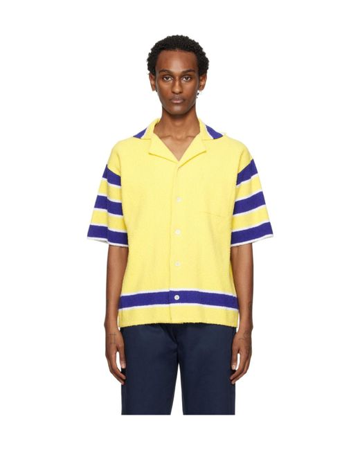Marni Multicolor Striped Towelling Shirt for men