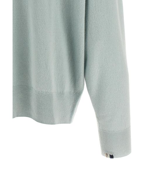 Extreme Cashmere Blue Long-Sleeved Sweater for men