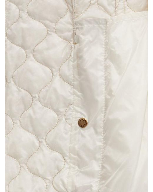 Moncler Brown Arum Hooded Nylon Down Jacket