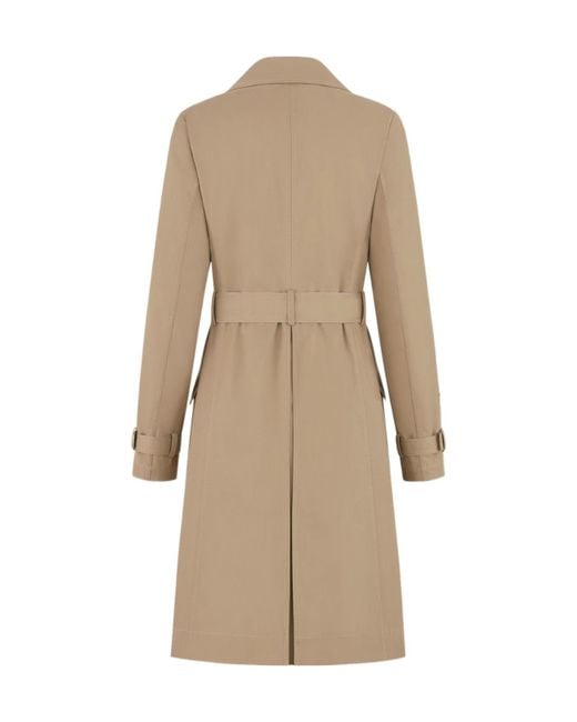 Dior Natural Christian Double-Breasted Belted Coat