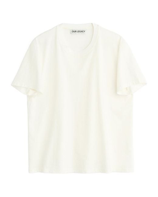 Our Legacy White Classic T-Shirt