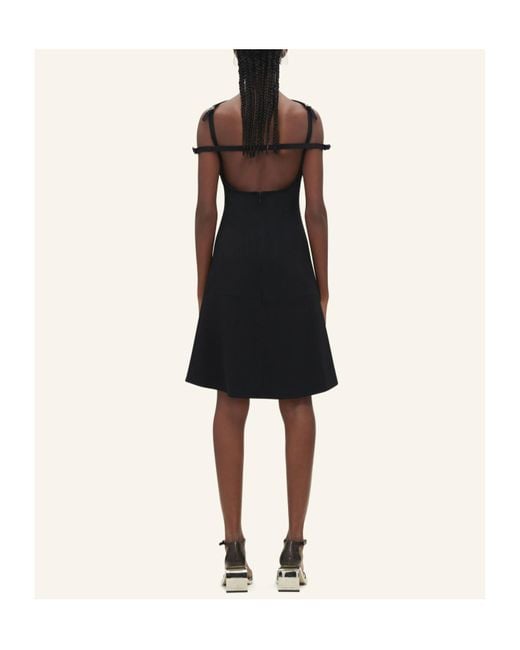 Courreges Black Short Dresses