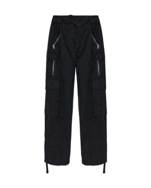 Dolce & Gabbana Black Wide Trousers