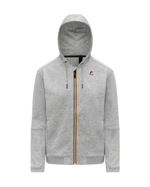 K-Way Gray Hoodie for men