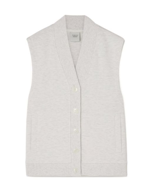 Varley White Vicky V-Neck Gilet