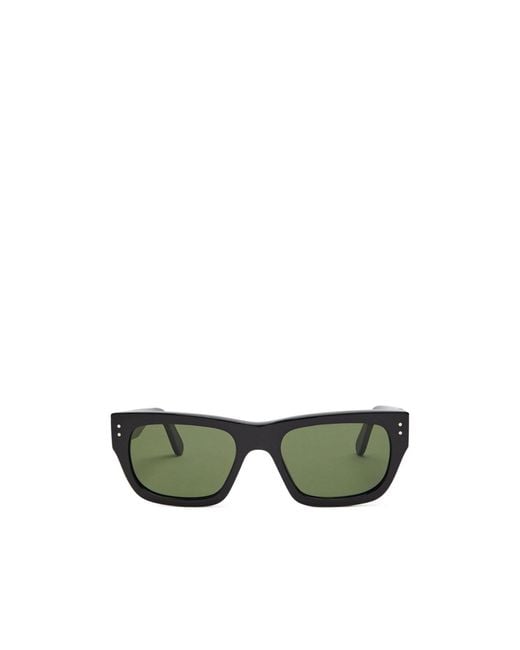 Totême  Green Fangzheng Thick-Frame Sunglasses