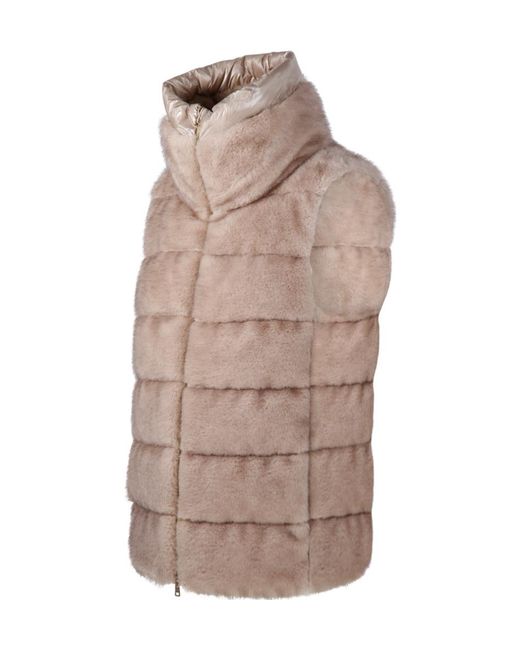 Herno Natural High-Neck Vest