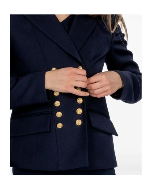 Seafarer Blue Wool Blazer