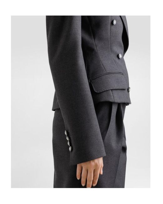 Dolce & Gabbana Blue Double-Breasted Jacket
