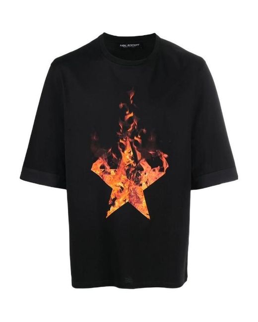 Neil Barrett Black Short-Sleeved T-Shirt for men