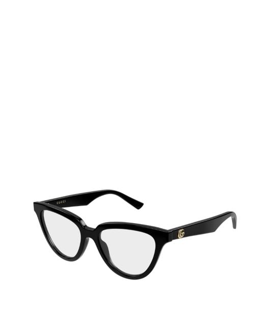 Gucci White Eyewear Cat Eye Frame Glasses for men
